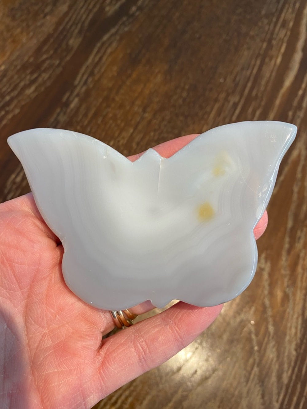 Grey Agate Butterfly